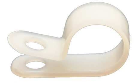 DOLPHIN - CABLE CLAMP 1/4 IN WHITE PK100