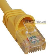 Patch Cord CAT 5e W/Molded Boot 10' YL