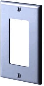 Leviton - Wallplate Decora 1 Gang Gray