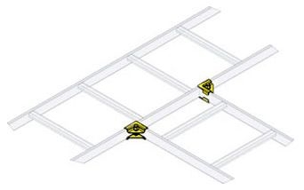 Middle Atlantic - Ladder Rack T Splice 1Pair