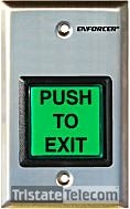 Seco Larm - Push-to-Exit Button Illuminated