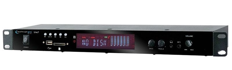 Technical Pro - Audio Recorder/Player Rackmount 1U