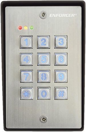 Seco Larm - Weather-Resistant Illuminated Keypad