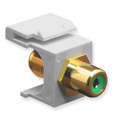 MODULE, RCA F-TYPE, WHITE INSERT, GREEN