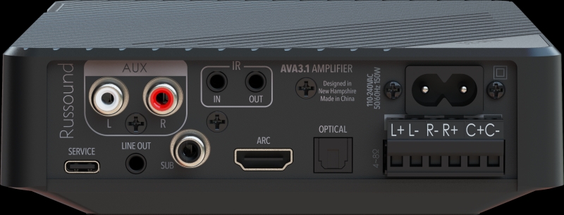 Russound - 3.1-Channel Low-Profile Mini-AVR with HDMI