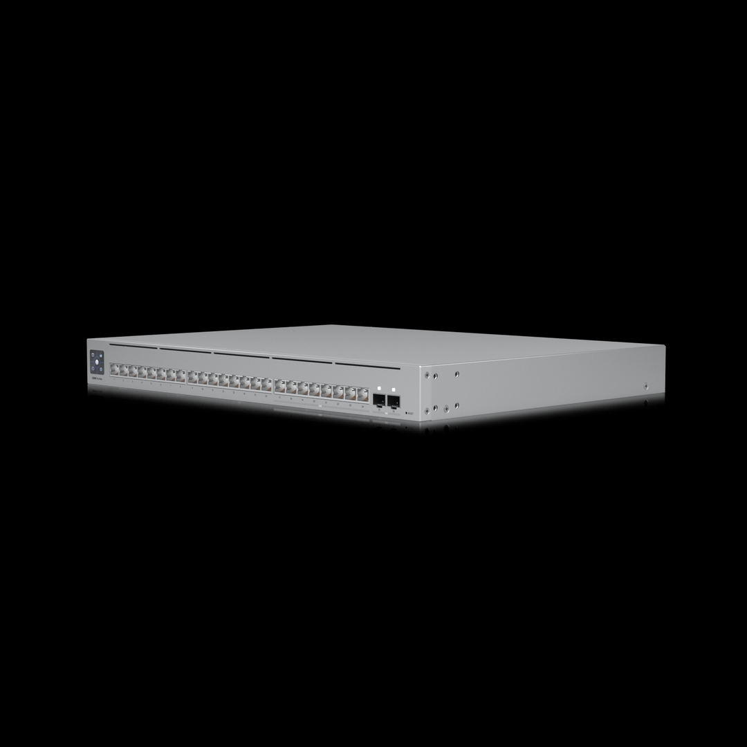 Ubiquiti - Etherlighting Switch 24 Port PoE Gigabit Managed Switch 2 10G SFP+ Ports USP-RPS Input 400W