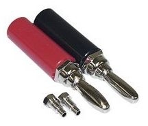 TRISTATE - Banana Plugs Red & Black Insulated