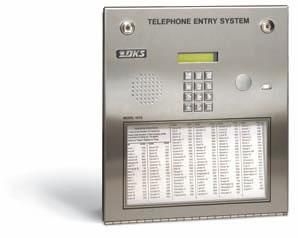 DOORKING - Telephone Entry Flush ACCESS PLUS Stainless steel