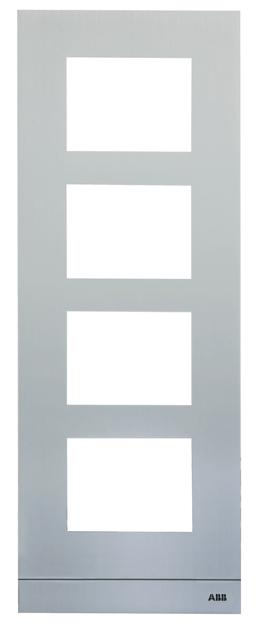 ABB - Cover frame 4 module size 1/4