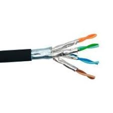 SCP - Cat6a Unshielded Direct Burial - 10GBaseT, 550 MHz 23AWG Solid BC, 4PR, U/UTP, ANSI/TIA 568-2.D, ISO/IEC 11801 Class Ea, UV Sun Res, Outdoor Installs, LLDPE Jkt- Black- 1000ft/305m Spool