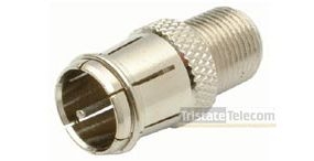 TRISTATE - Connector F-Jack-F-Quick-Plug Adptr 25PK