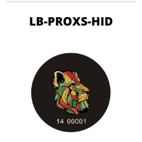 LIONBEAM - Prox Sticker HID Compatible 125khz 10 Pack W/Code