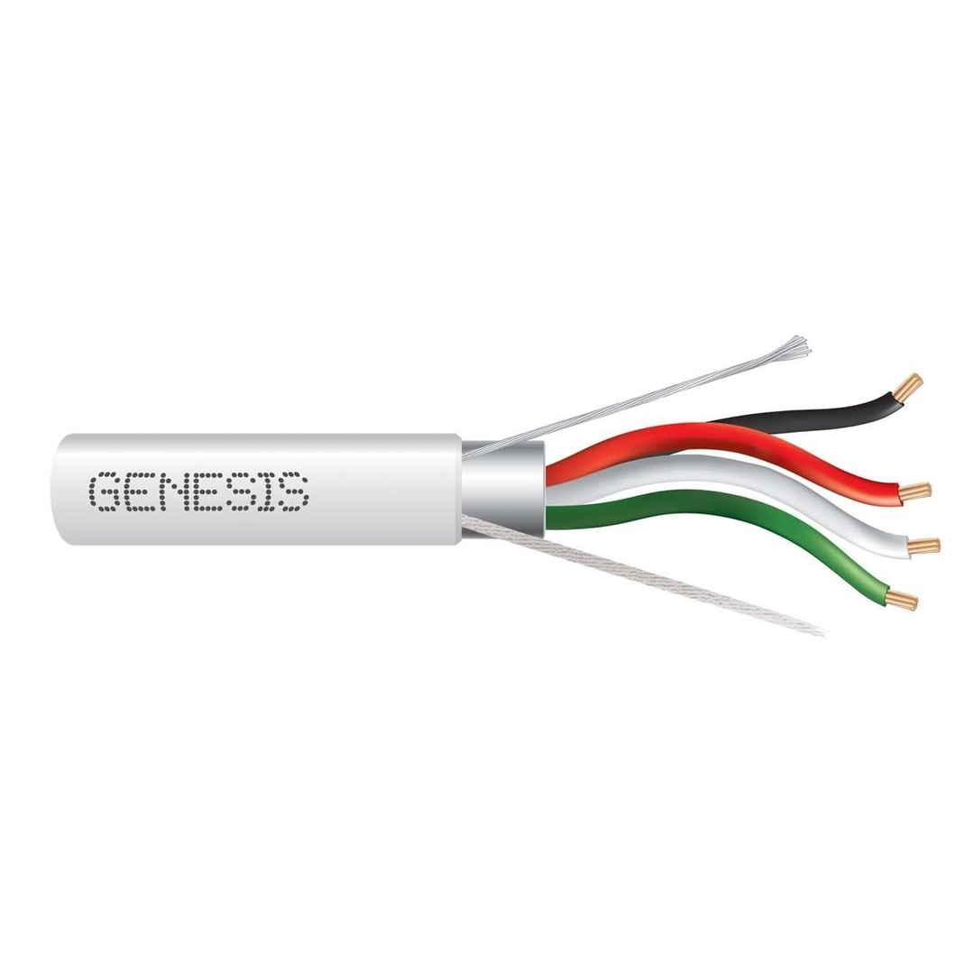 GENESIS CABLE - Cable 16/4 STR OAS CMP 500' REEL Plenum White