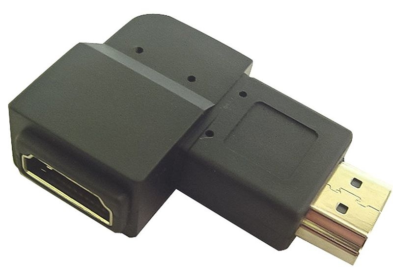 CALRAD - Right Angle HDMI Plug to HDMI Jack Adapt