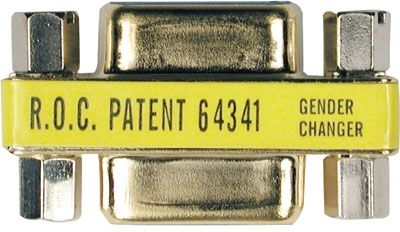 Tripp Lite - Compact Gold Gender Changer DB9M/M