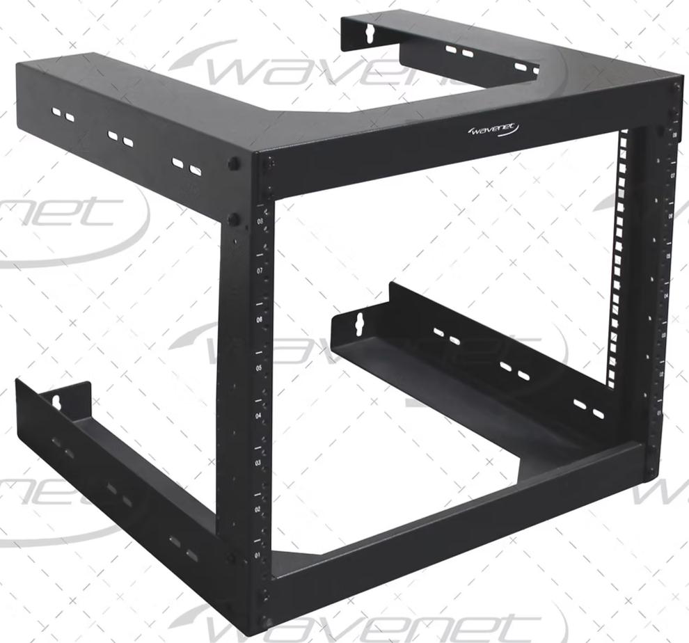 WAVENET - Open Frame Fixed Wall Rack 15U 18" Deep