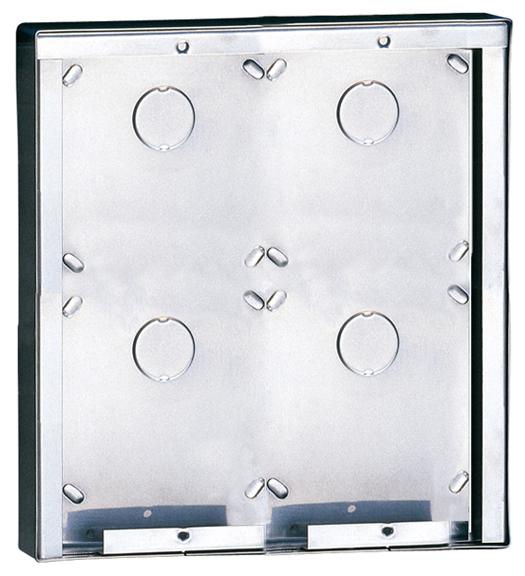 Comelit - Sur' Mount Box S' Steel For 4 Modules