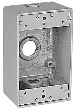 RD - Weatherproof Single Gang Deep Box 3 3/4"