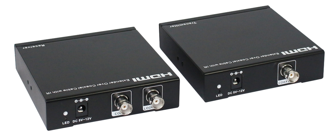 LIONBEAM - HDMI Extender Over COAX w/IR 1080p 328ft W/Looping Output