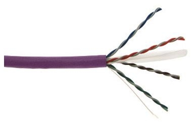 SCP - Cable Cat 6 4 PR 1000' PVC Pull B Purple