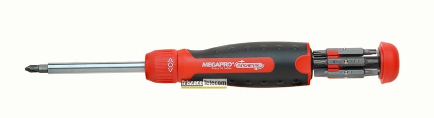 MEGAPRO - Screwdriver 13 In 1 Ratcheting Driver