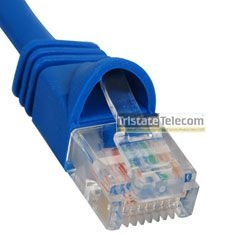 Patch Cord CAT 5e W/Molded Boot 3' Blue