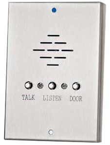 TRISTATE - 4 Wire Intercom Station SS 2 Gang Flush