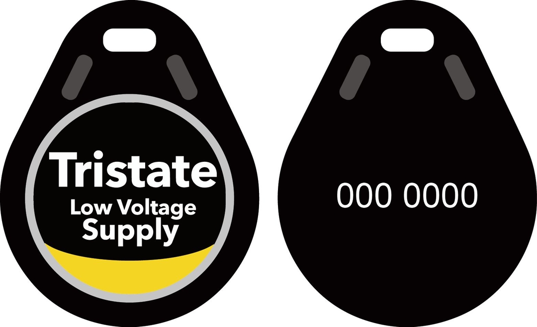 LIONBEAM - Prox Fob HID Compatible 125khz 25 Pack W/#Print on Fob With Tristate Low Voltage Logo