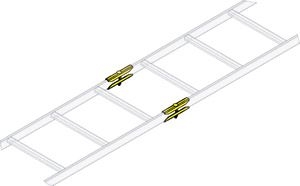 Middle Atlantic - Ladder Rack End Splice hardware 1 Pair