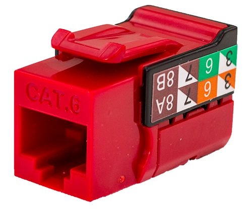 Vertical Cable - INSERT CAT 6 Red 25 Pack