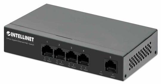 INTELLINET - Switch 5 Port Gigabit PoE + 40W