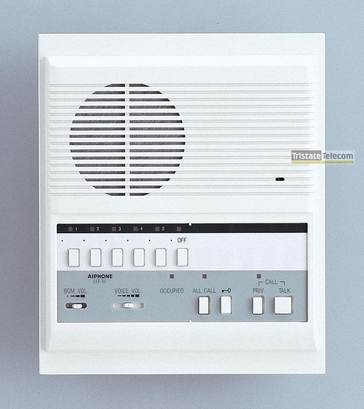 Aiphone - 5 Call Semi-Flush Mount Maste r