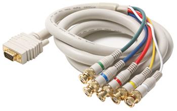 TRISTATE - Patch Cord VGA/5 BNC Male 12 FT