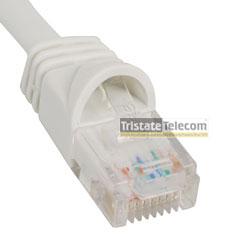 Patch Cord CAT 5e W/Molded Boot 3' White