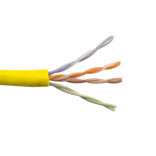 TRISTATE - Cable Cat 5e 4 PR 1000' CMP YELLOW
