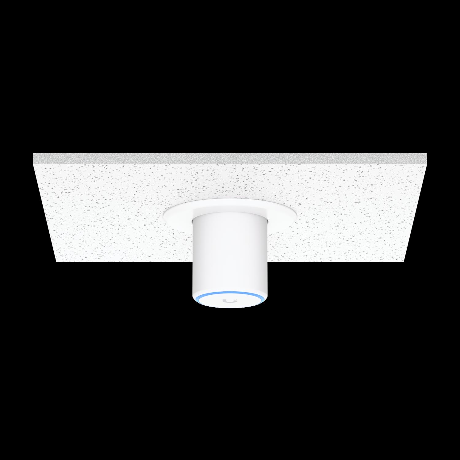 Ubiquiti - Recessed ceiling mount for U6 Meshand FlexHD. 3PK, Mounts to a drop ceiling tile, drywall ceiling, or solid ceiling