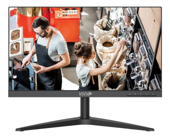 Invid Tech - 24" 1080P MONITOR HDMI/VGA, HDMI & AUDIO CABLE