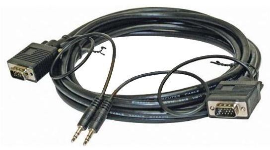 TRISTATE - Patch Cord VGA/SVGA M-M 6 FT W/Audio