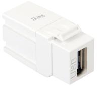 ICC - MODULE, USB,TYPE A, FEMALE TO FEMALE, White