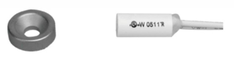 TANE - Recessed Contacts Doughnut style 3/81/8 White 10 Pack