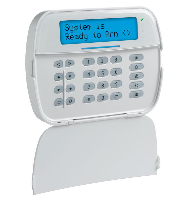 DSC - PowerSeries PRO Full Message LCD PowerG 2-Way Wire-Free Keypad. Compatible with HS3032, HS3128 and HS3248 control panels.
