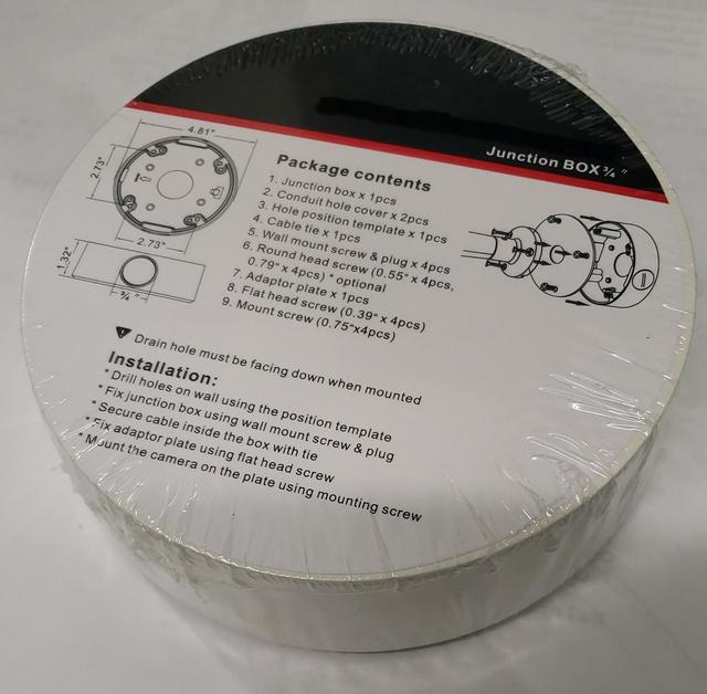 LIONBEAM - Outlet Box 1-1/4 For Hikvision Mini Dome