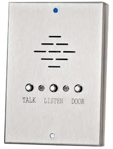 TRISTATE - 4 Wire Intercom Station SS 2 Gang Flush