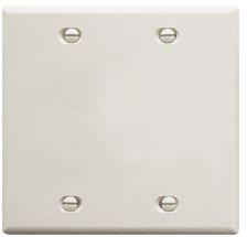ICC - FACEPLATE, 2 GANG, BLANK, WHITE