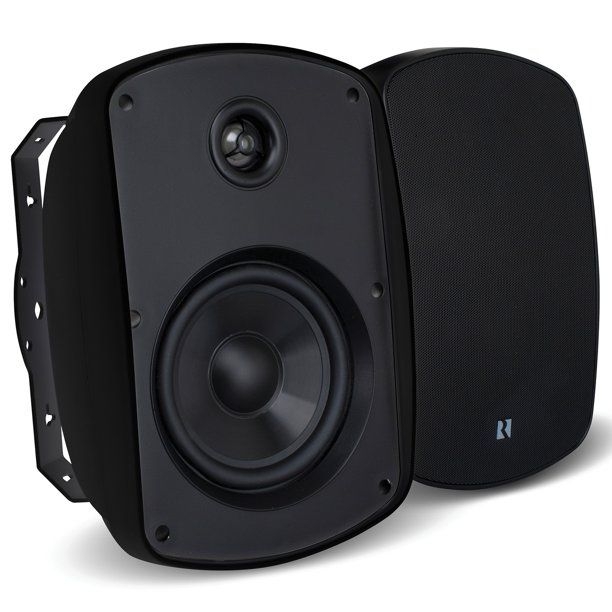 Russound - Speaker Outdoor 5.25 Stereo Black Pair
