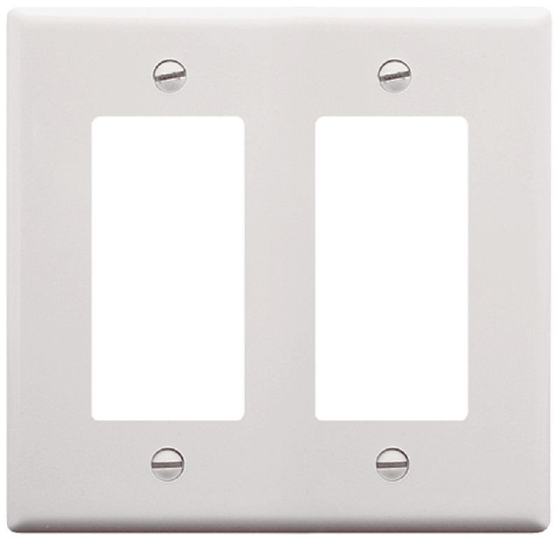 ICC - Wallplate Decora 2 Gang White