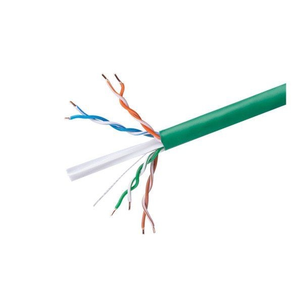 WAVENET - Cable Cat 6e 4 PR 1000' PVC GREEN