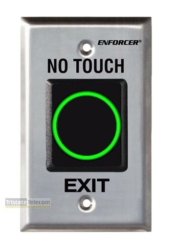 Seco Larm - Push-to-Exit Plate IR No Touch SSteel