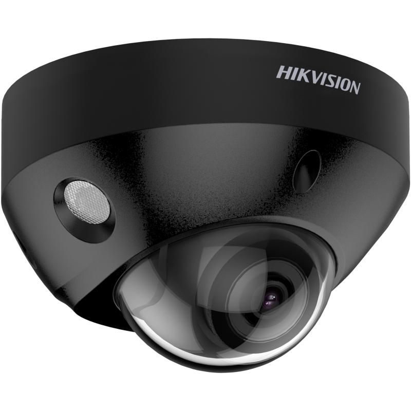 HIKVISION - DS-2CD2547G2-LS 2.8mm BLACK 4 MP ColorVu Fixed Mini Dome Network Camera Black