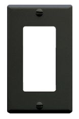 ICC - Wallplate Decora 1 Gang Black